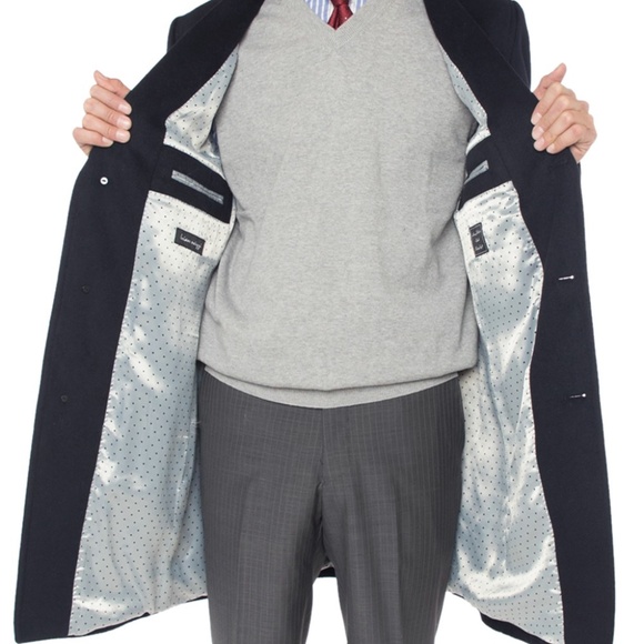 Luciano Natazzi Cashmere Wool Coat - Picture 2 of 2